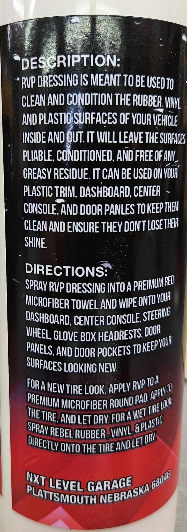 RVP Dressing - High Shine Interior and Tire Protectant