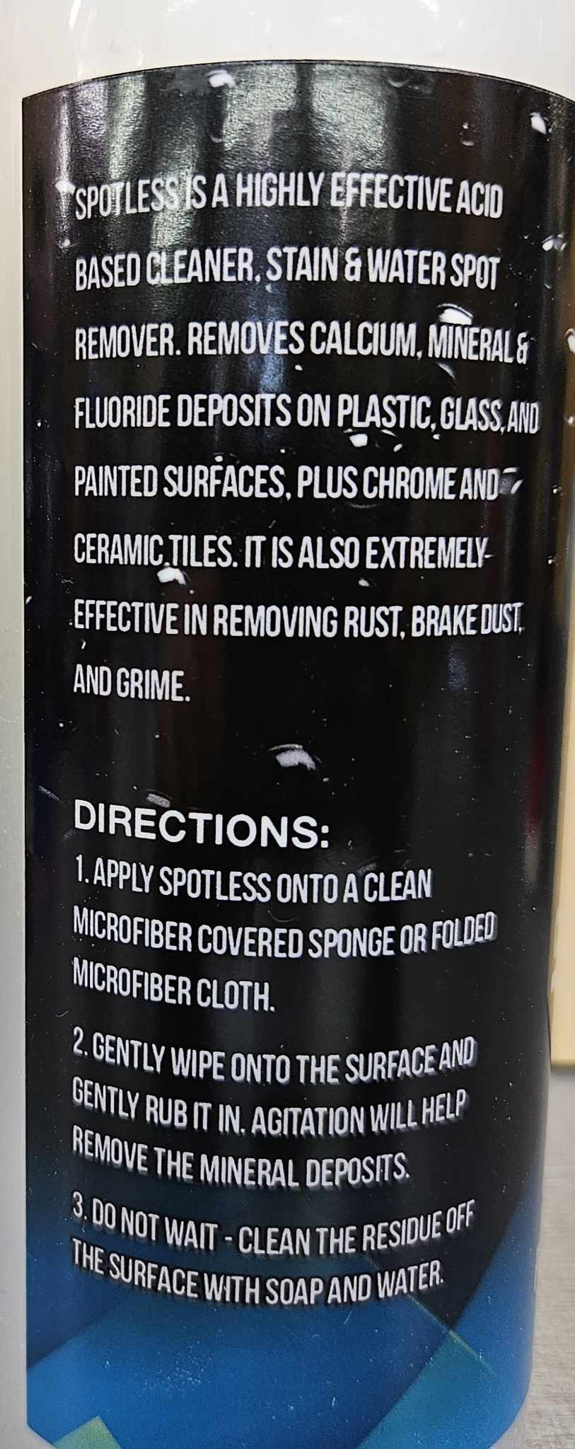 Spotless - Stain and Water Spot Remover